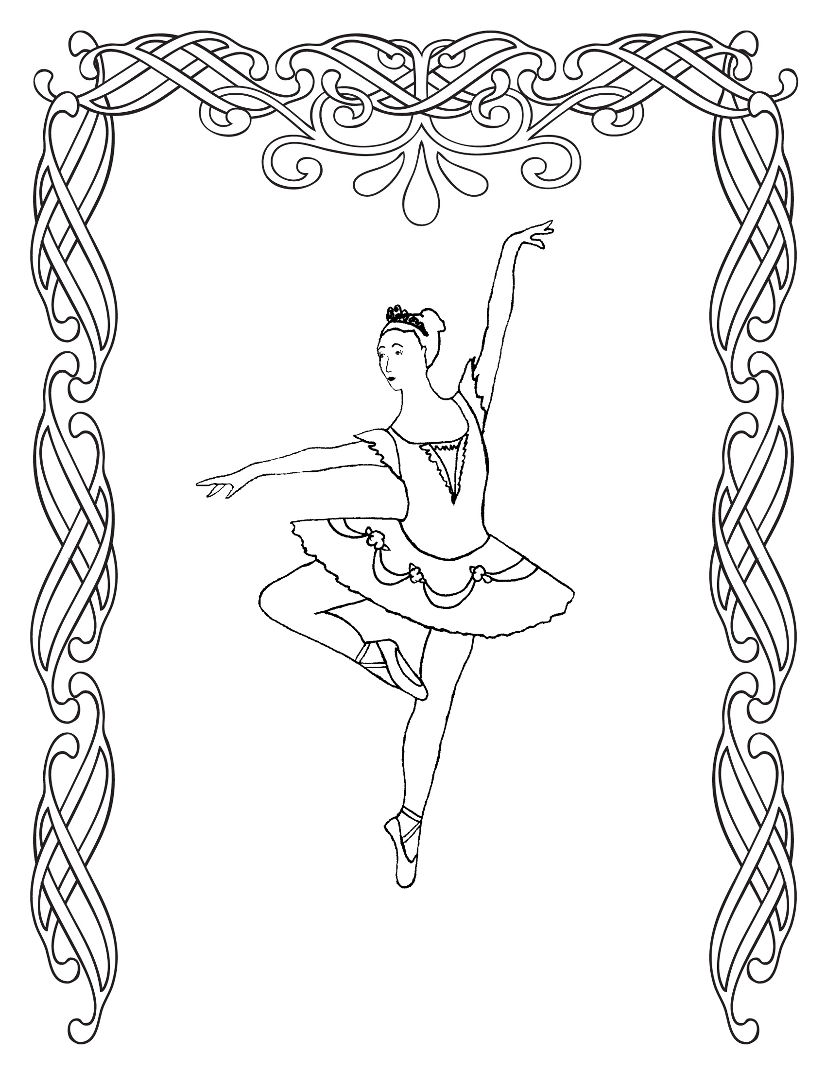 30 Coloring Pages For Ballet 17