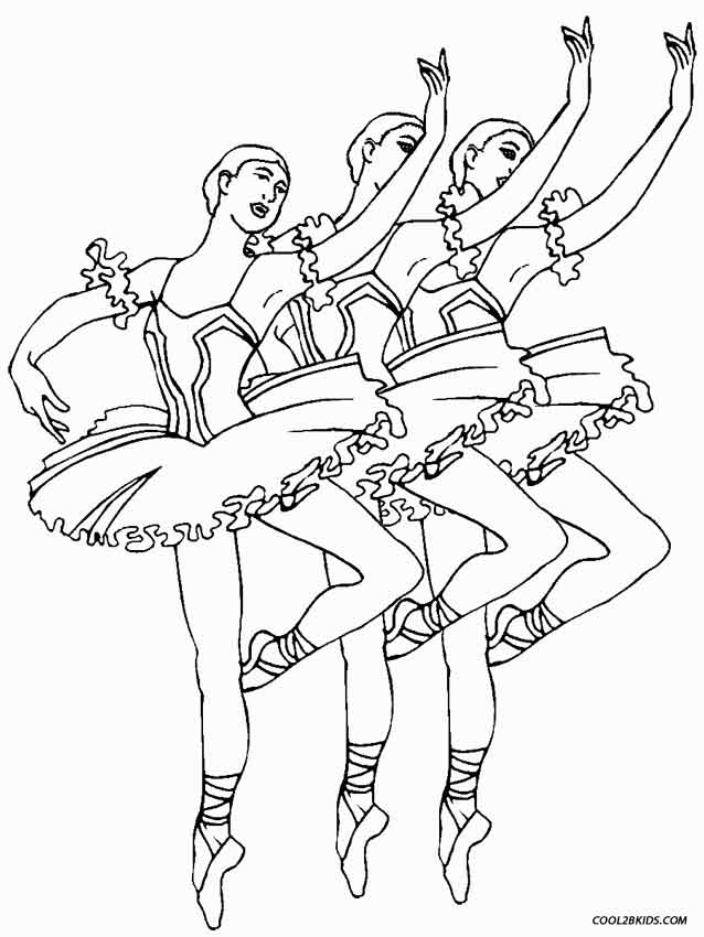 30 Coloring Pages For Ballet 19