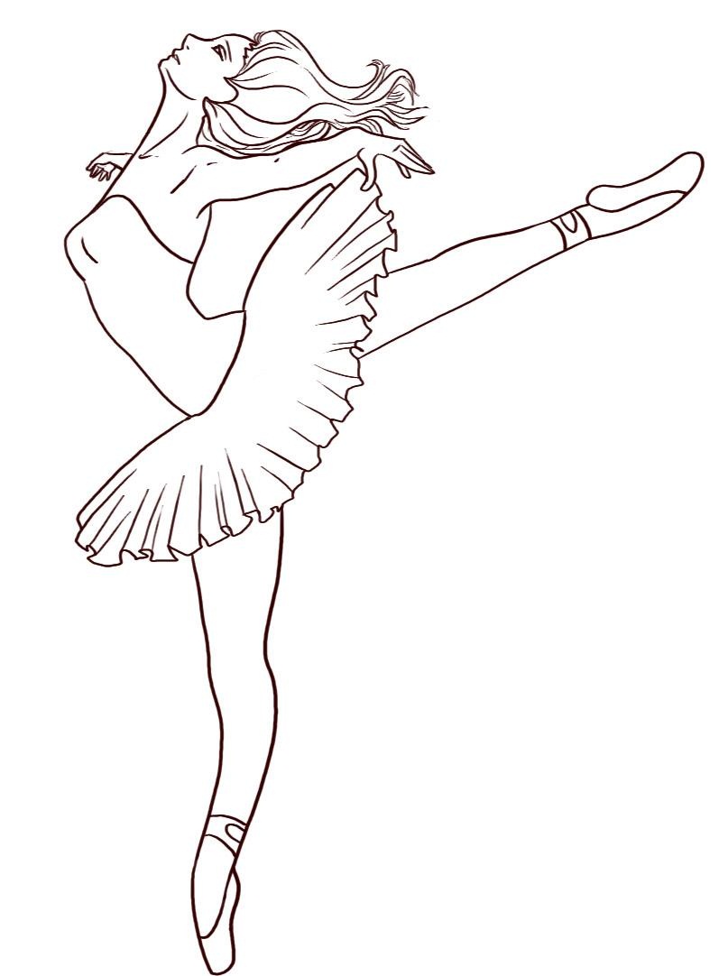 30 Coloring Pages For Ballet 5