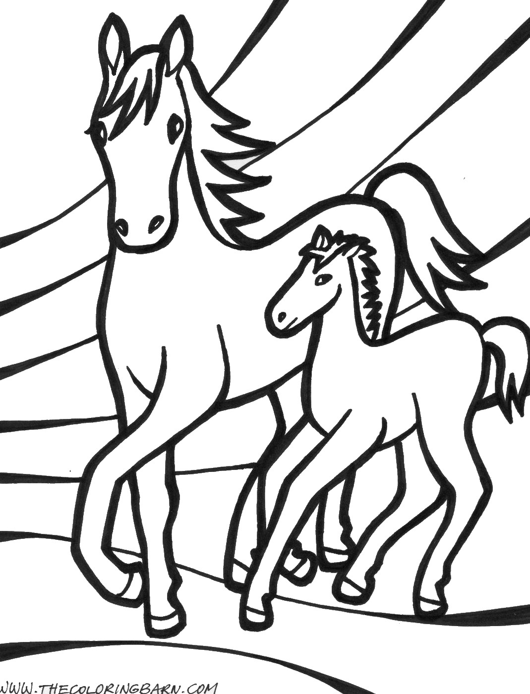 35 Free Horse Coloring Pages 2