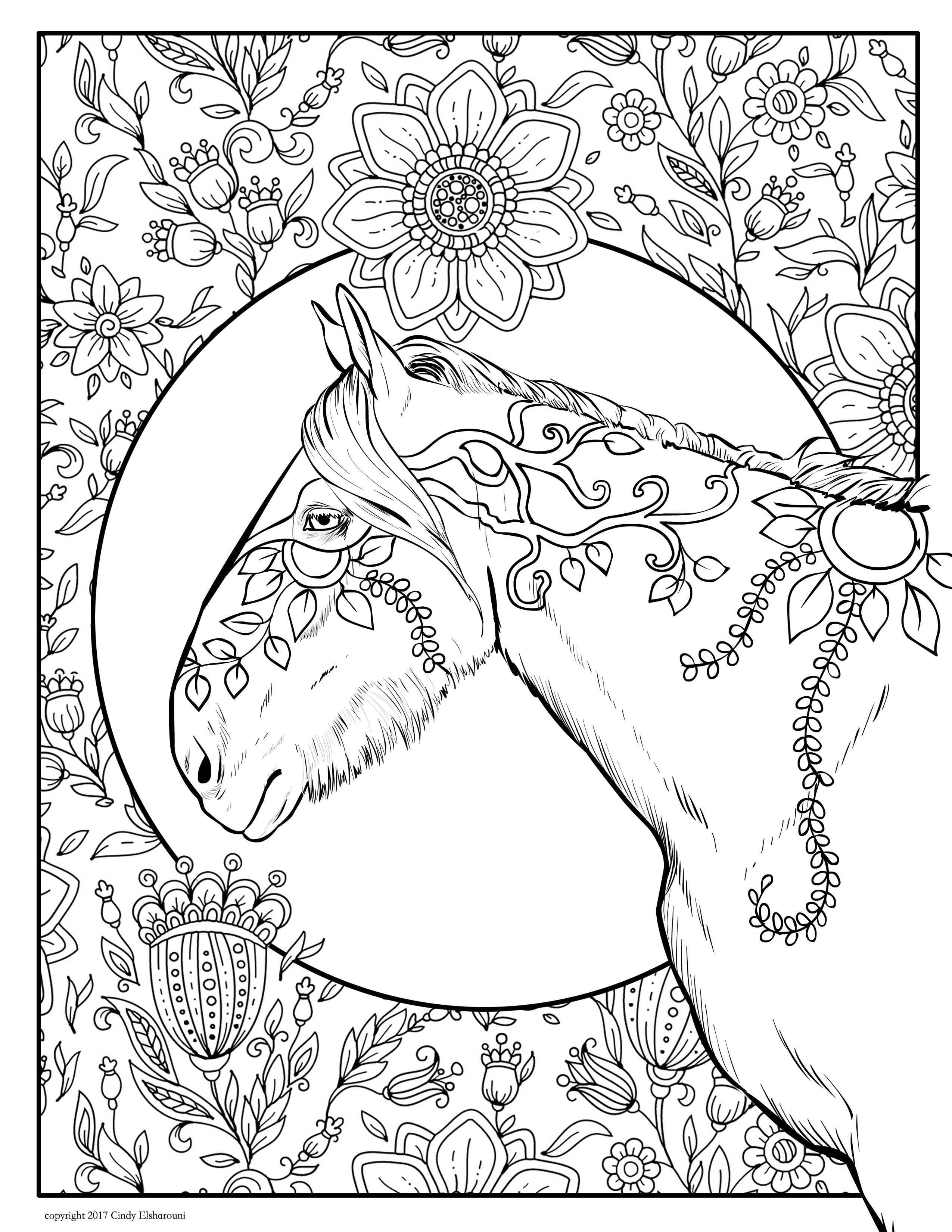 35 Free Horse Coloring Pages 22