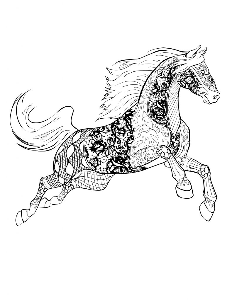 35 Free Horse Coloring Pages 6