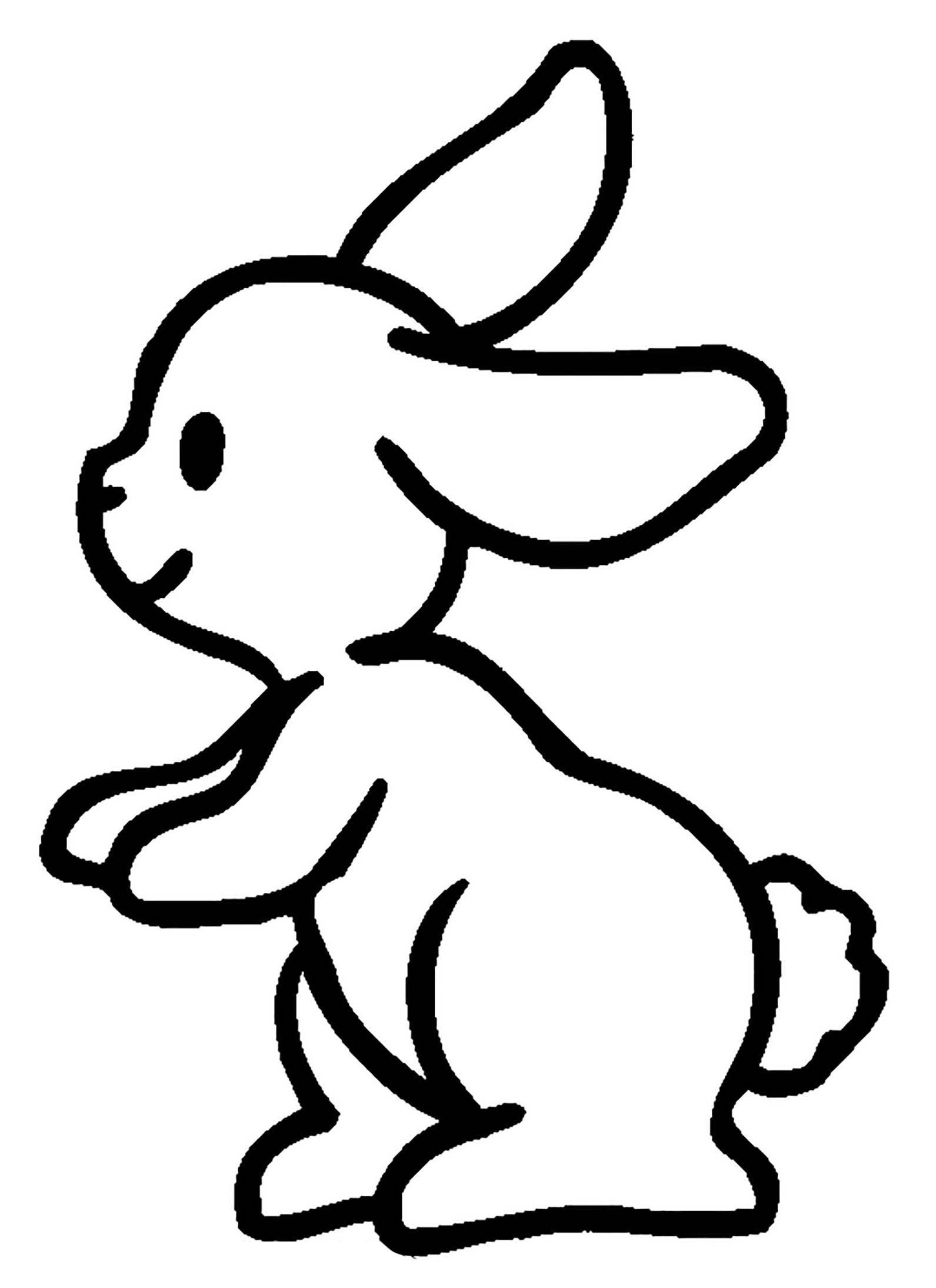 45 Cute Bunny Coloring Pages 4