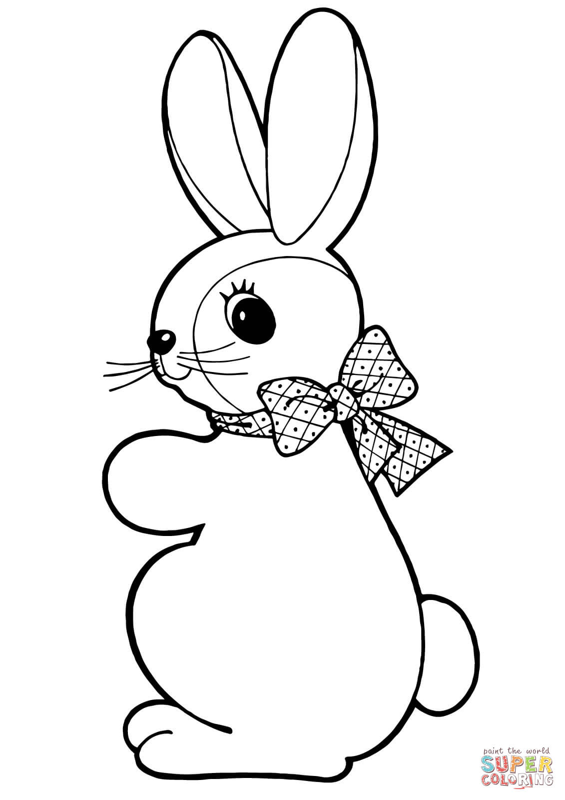 45 Cute Bunny Coloring Pages 46