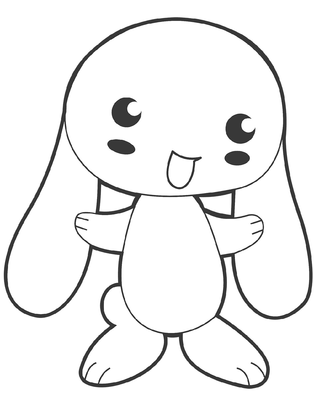 45 Cute Bunny Coloring Pages 51