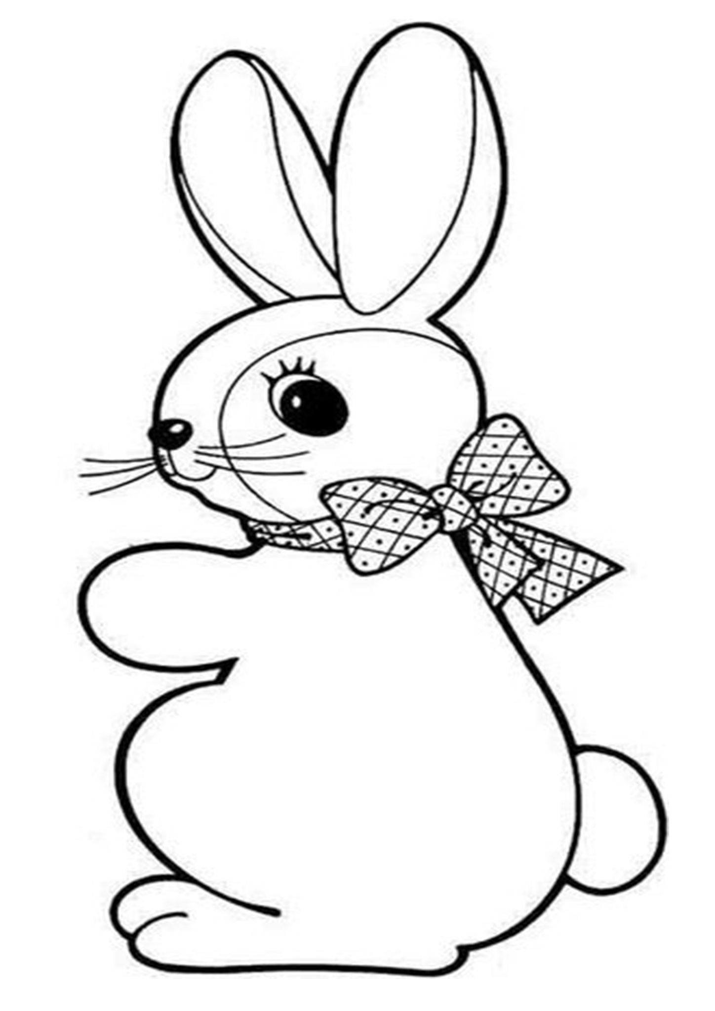 45 Cute Bunny Coloring Pages 57