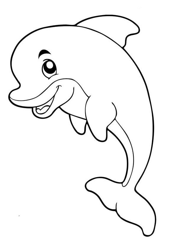 45 Dolphin Coloring Sheet 15