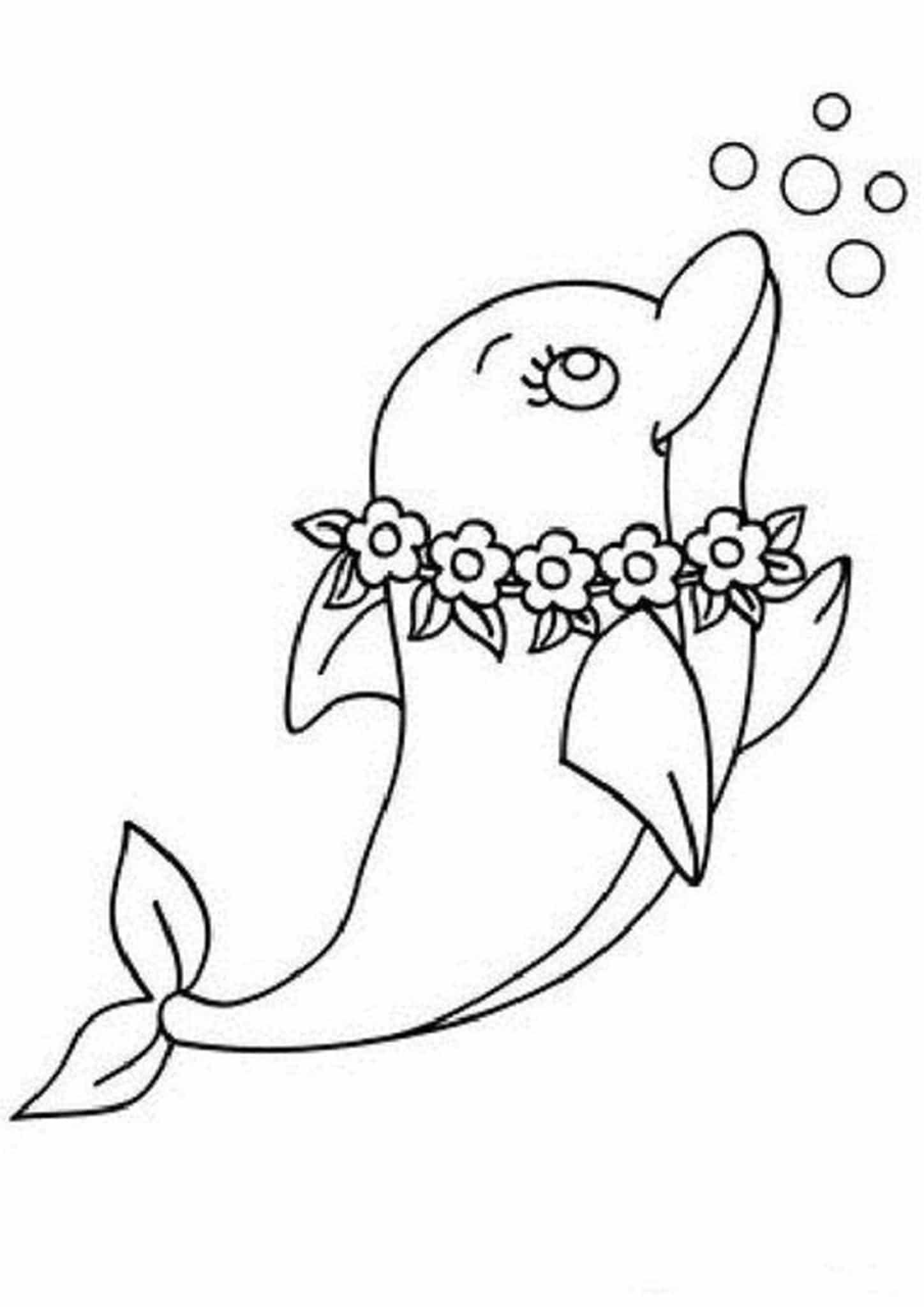 45 Dolphin Coloring Sheet 40