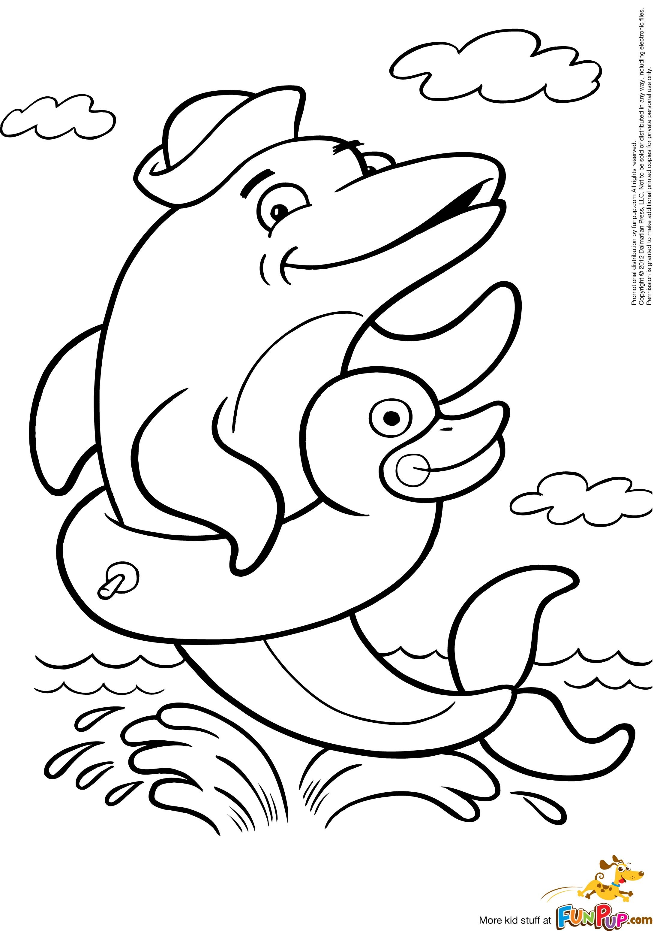 45 Dolphin Coloring Sheet 43