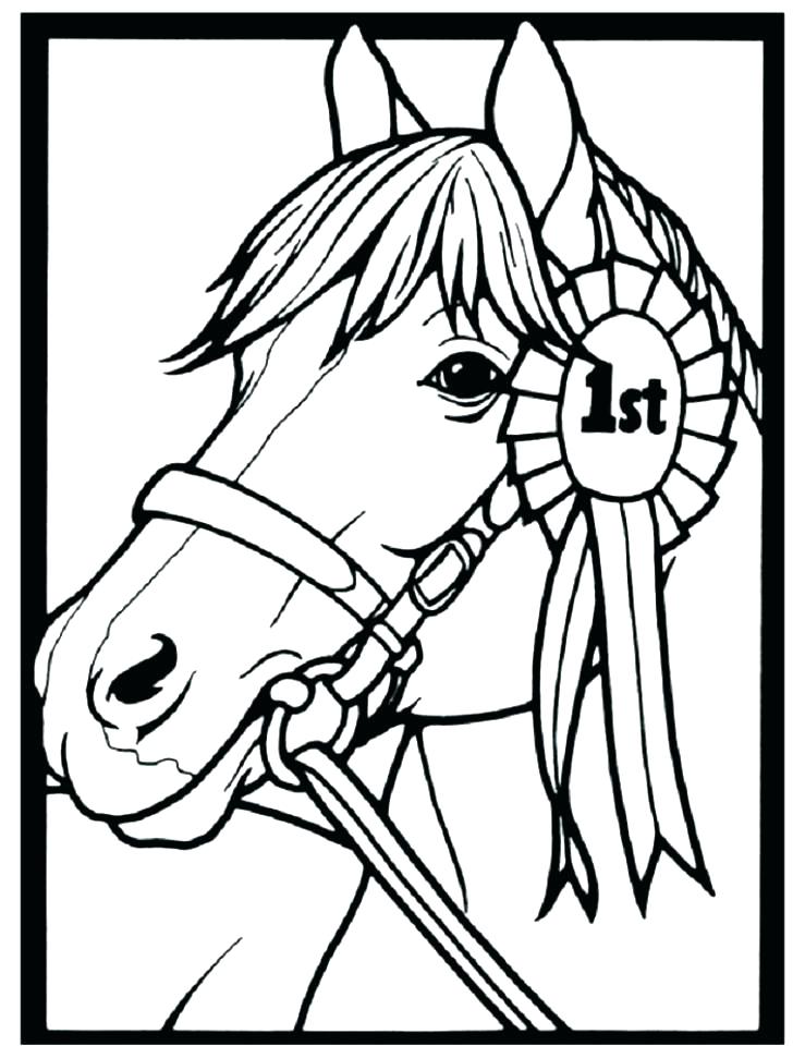 50 Coloring Pages Horse 19