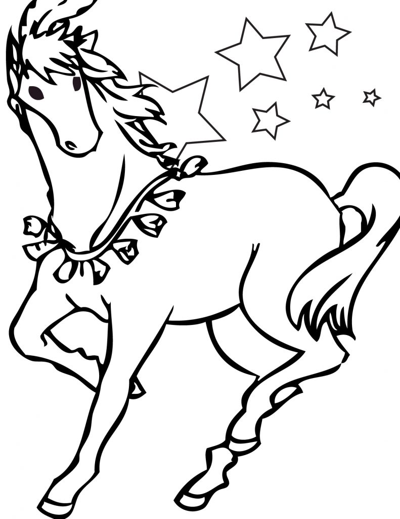 50 Coloring Pages Horse 39