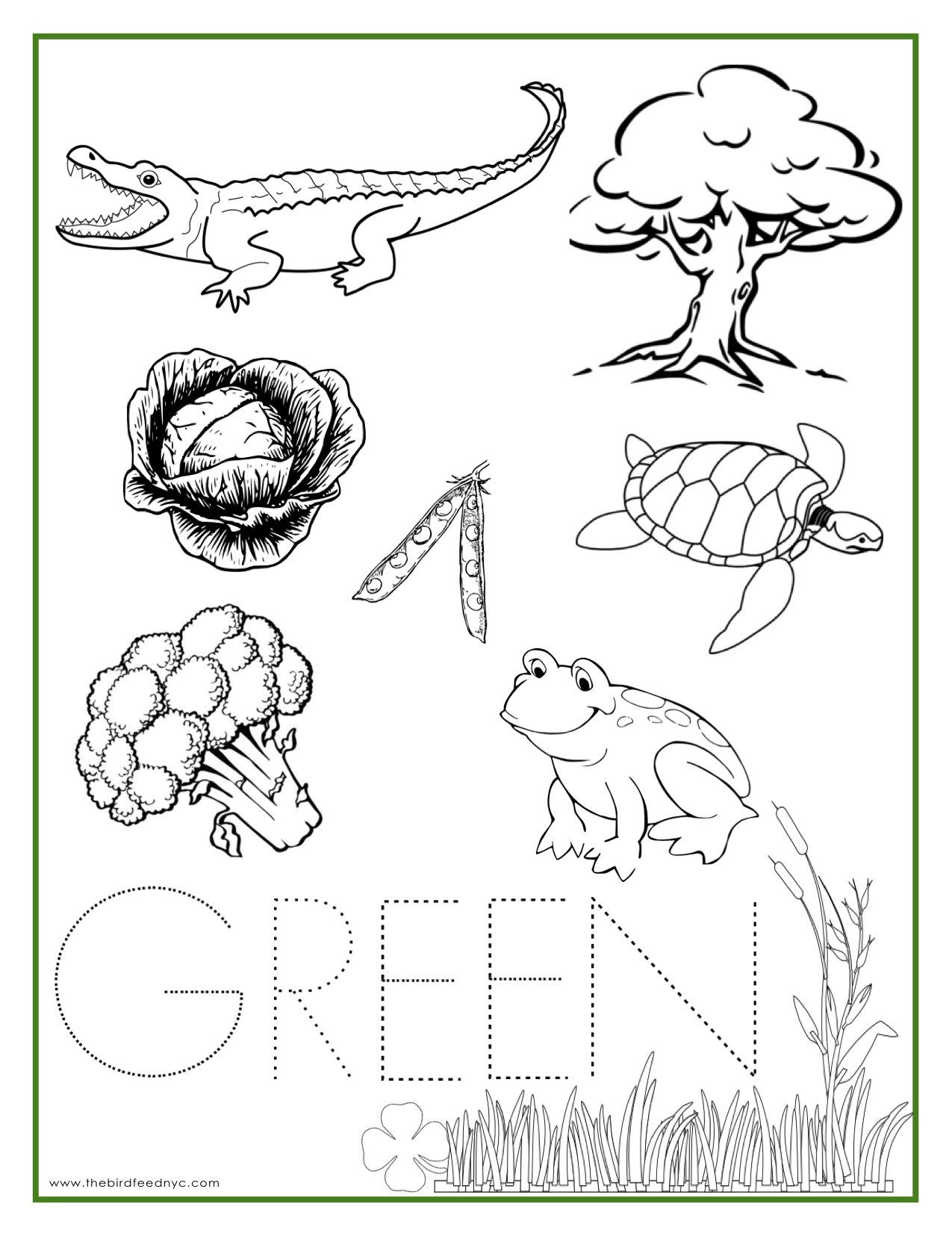 50 Coloring Worksheets For Preschool 6