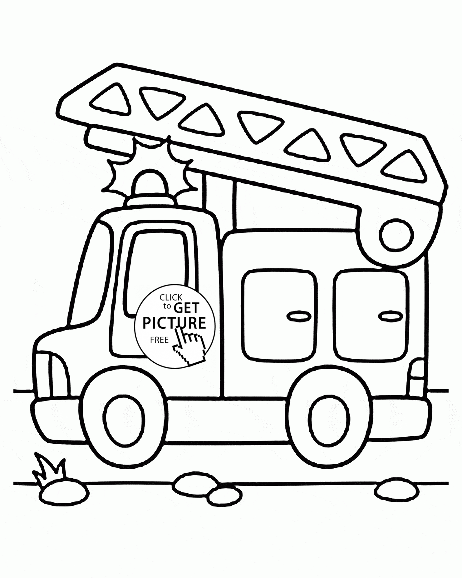 50 Firetruck Coloring Pages 29