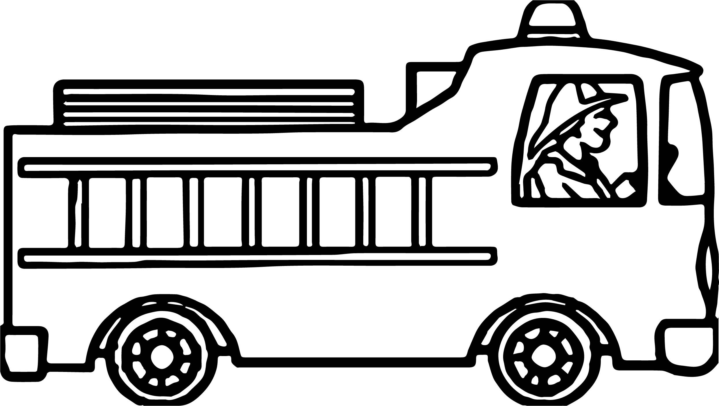 50 Firetruck Coloring Pages 30