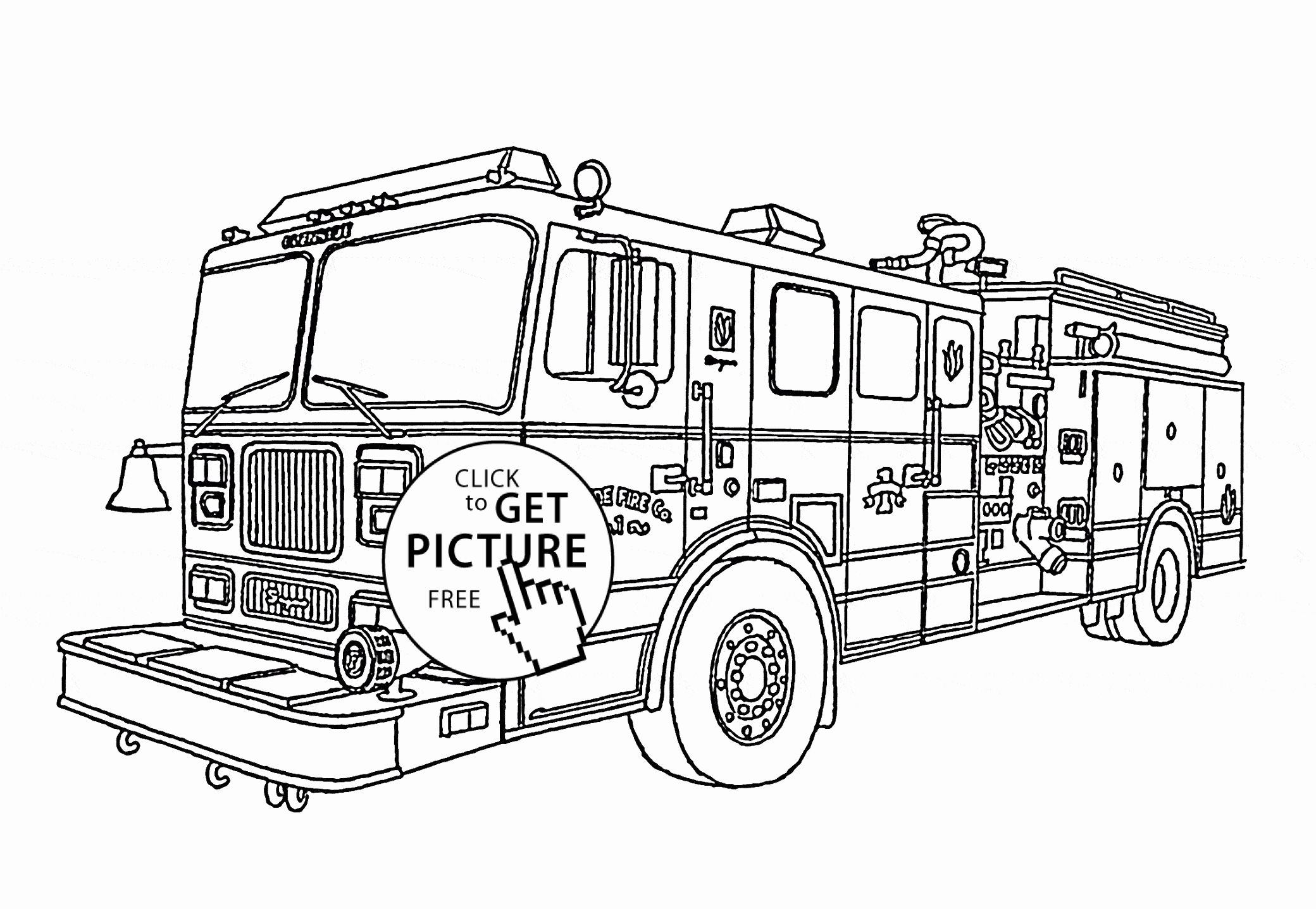 50 Firetruck Coloring Pages 31