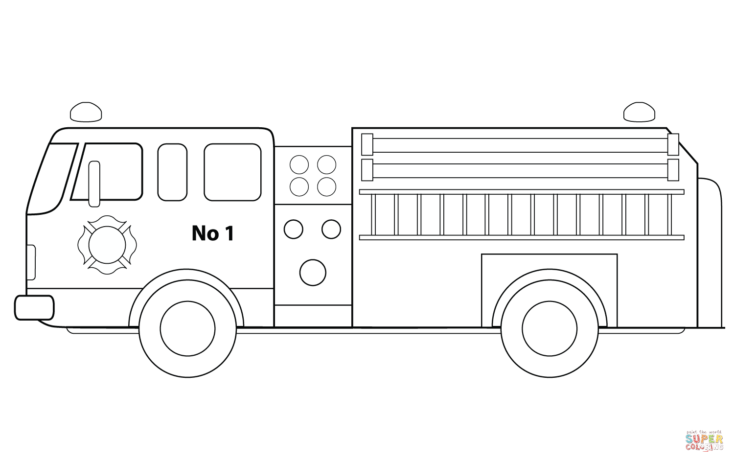 50 Firetruck Coloring Pages 32