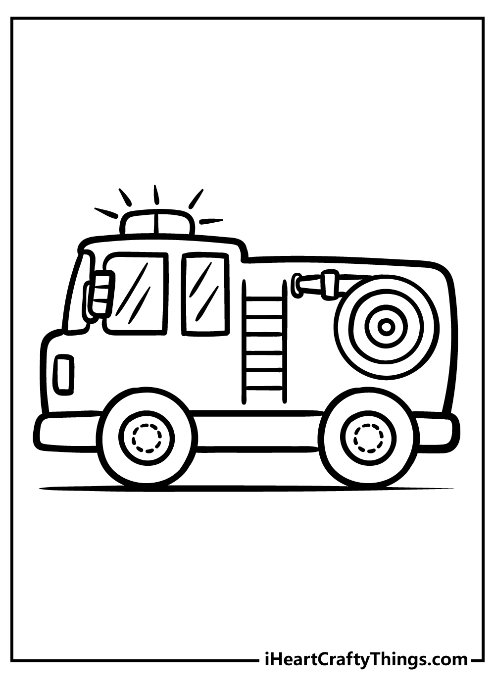 50 Firetruck Coloring Pages 35