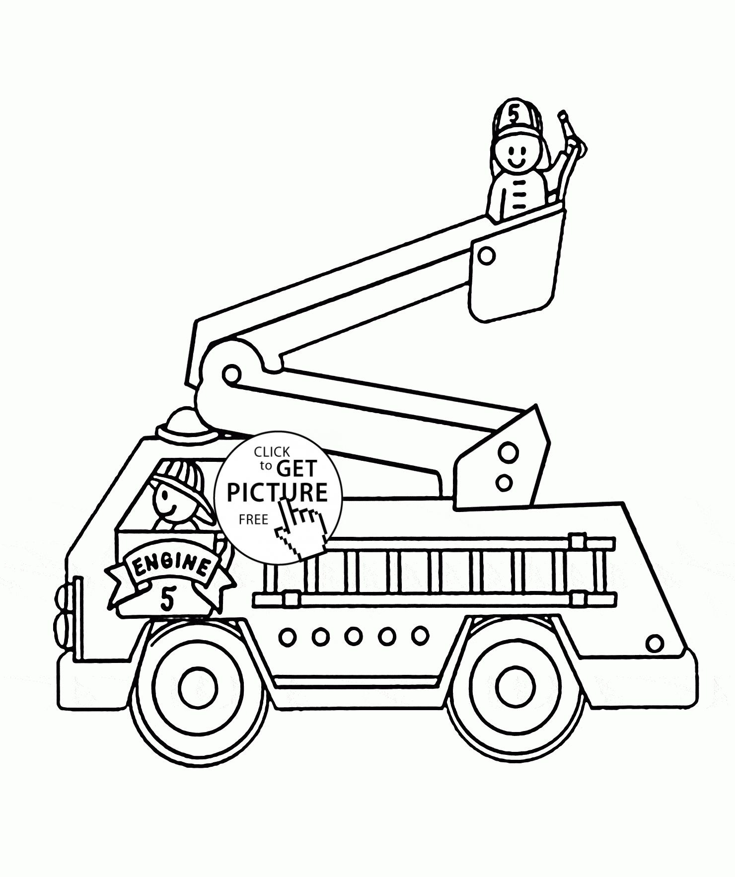 50 Firetruck Coloring Pages 58