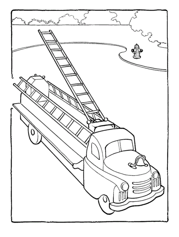 50 Firetruck Coloring Pages 62