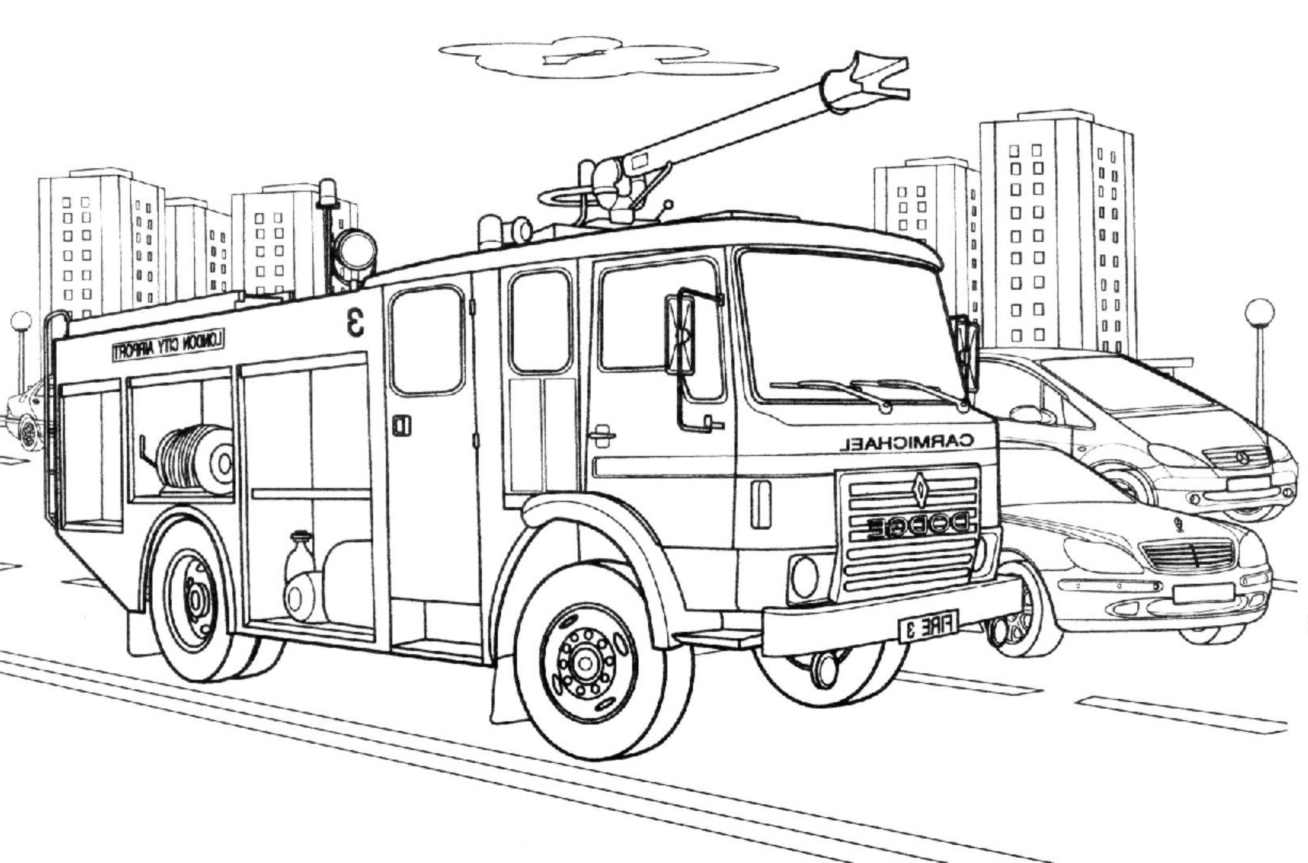 50 Firetruck Coloring Pages 63