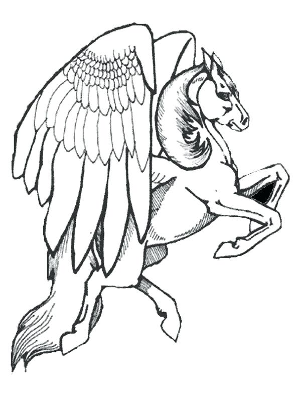 50 Pegasus Coloring Pages 23