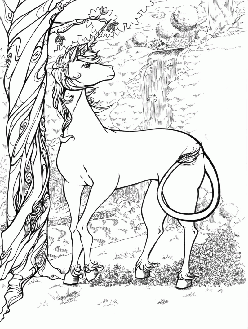 50 Pegasus Coloring Pages 8