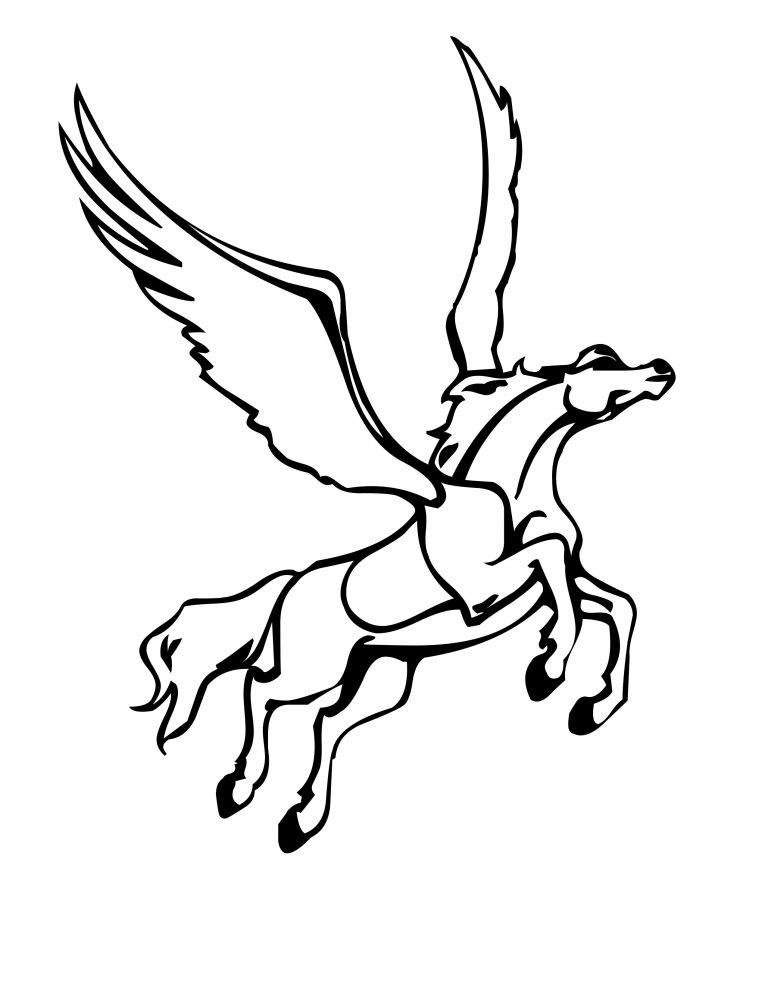 50 Pegasus Coloring Pages 9