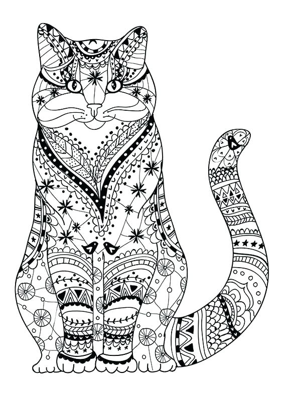 55 Cat Coloring Pages Realistic 57