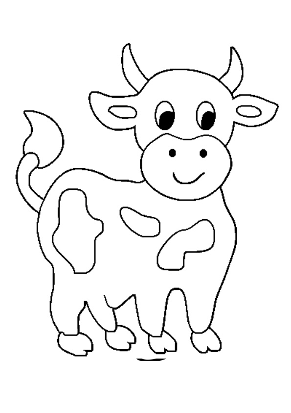 55 Coloring Pages For Cows 30