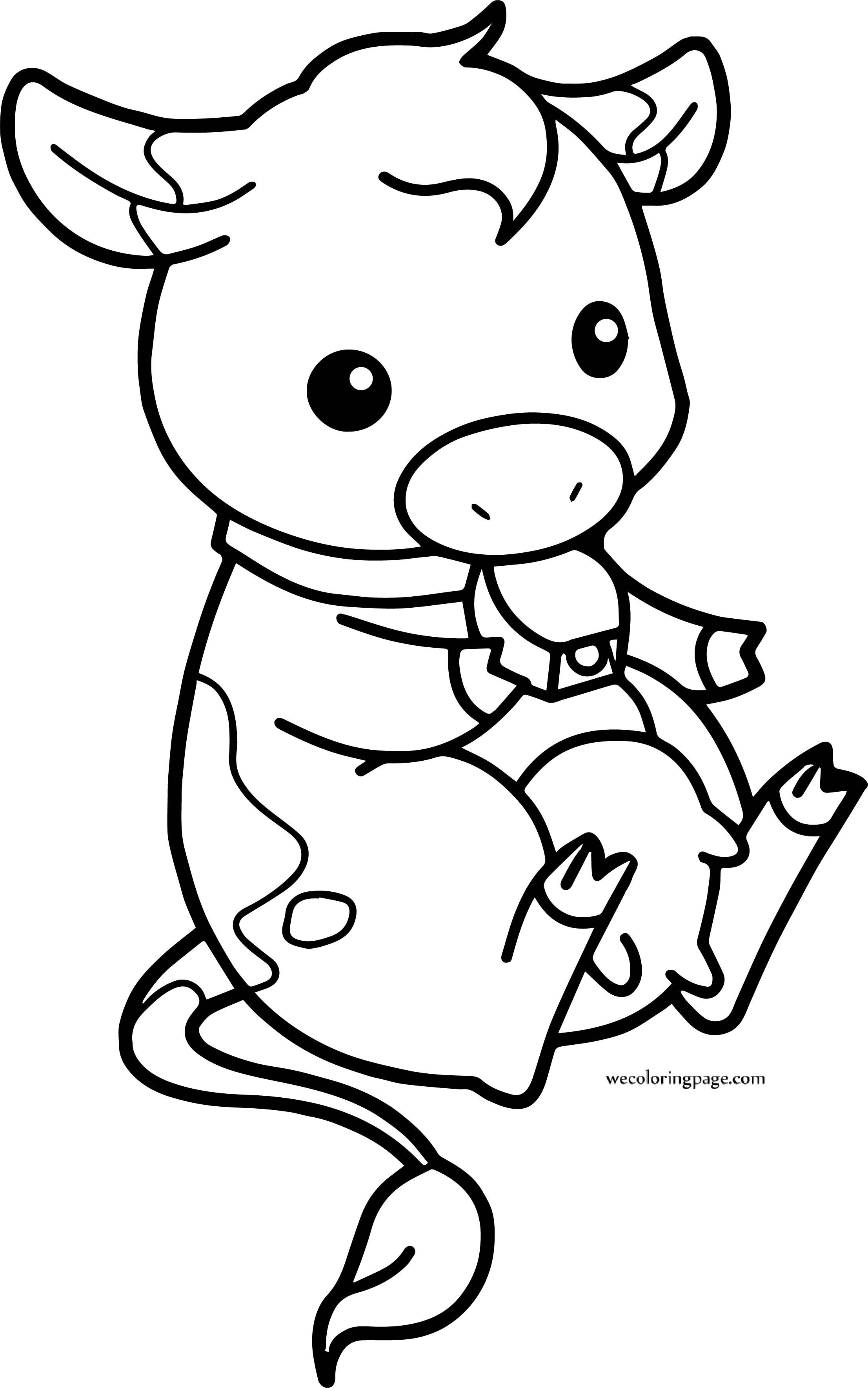 55 Coloring Pages For Cows 34