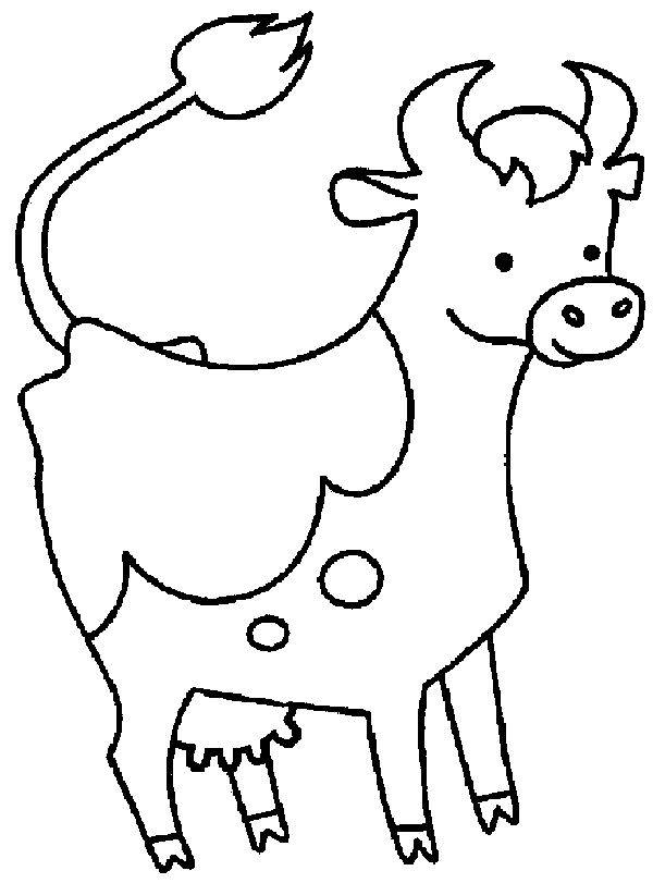 55 Coloring Pages For Cows 35