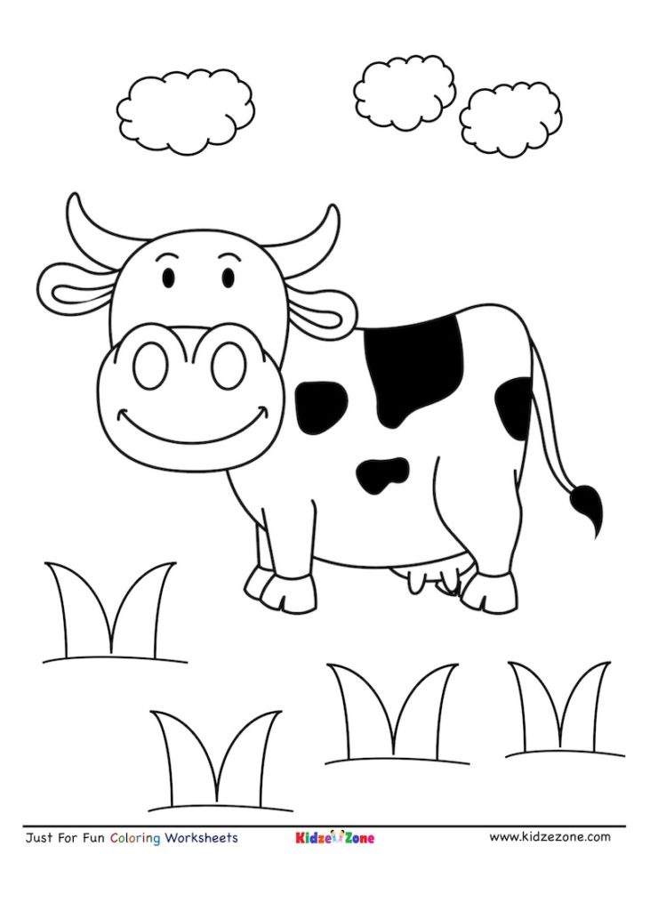 55 Coloring Pages For Cows 57