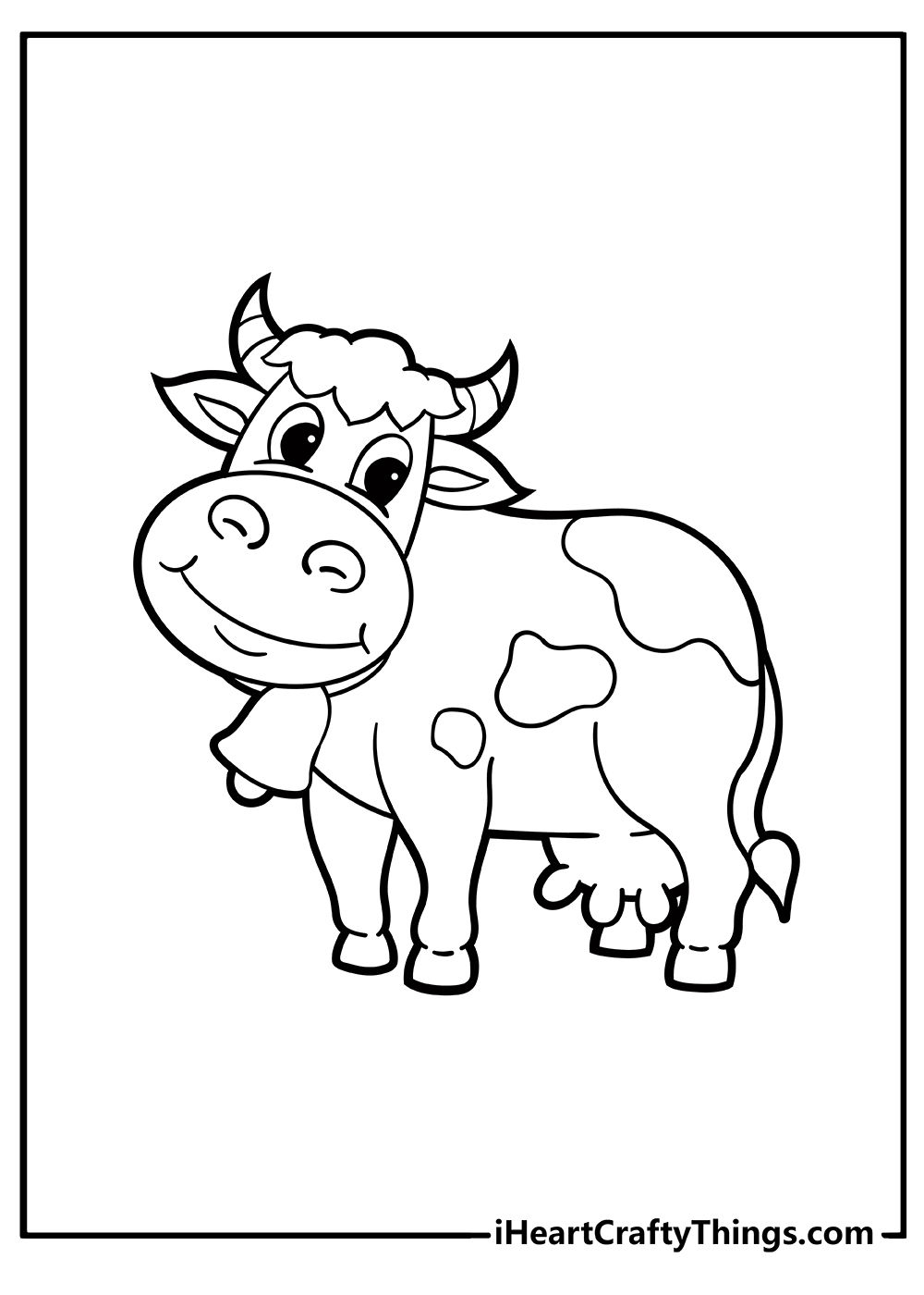 55 Coloring Pages For Cows 62