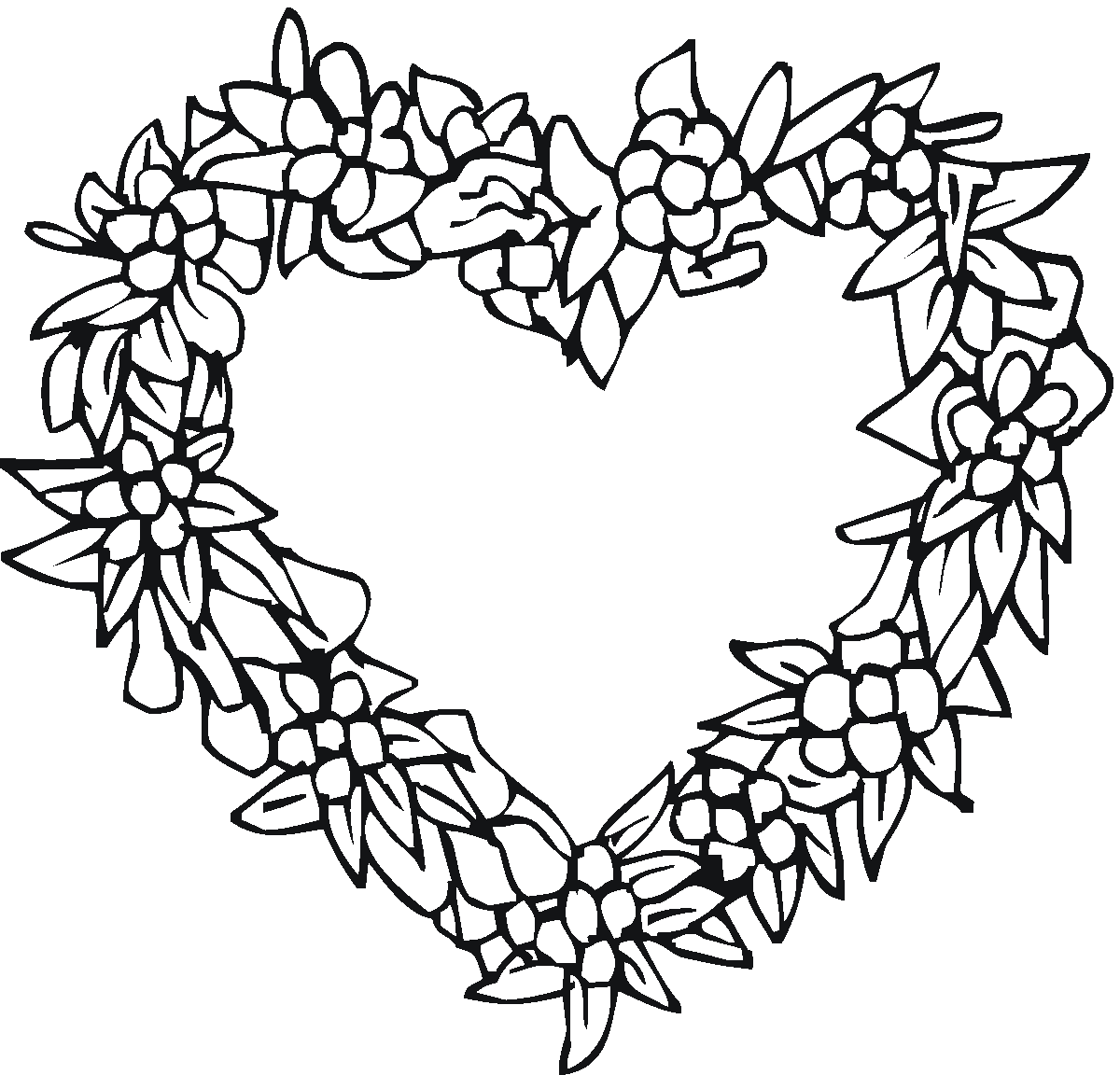 55 Coloring Pages Heart 31