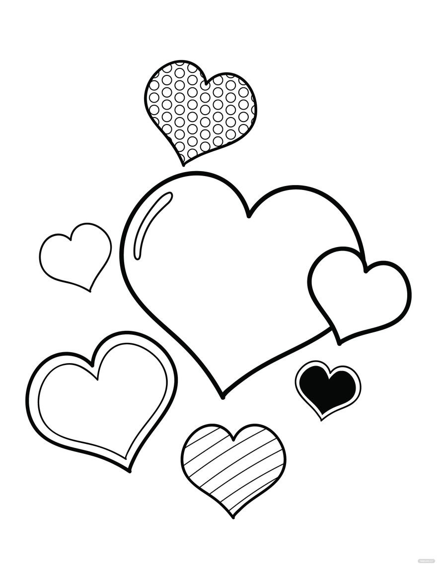 55 Coloring Pages Heart 51