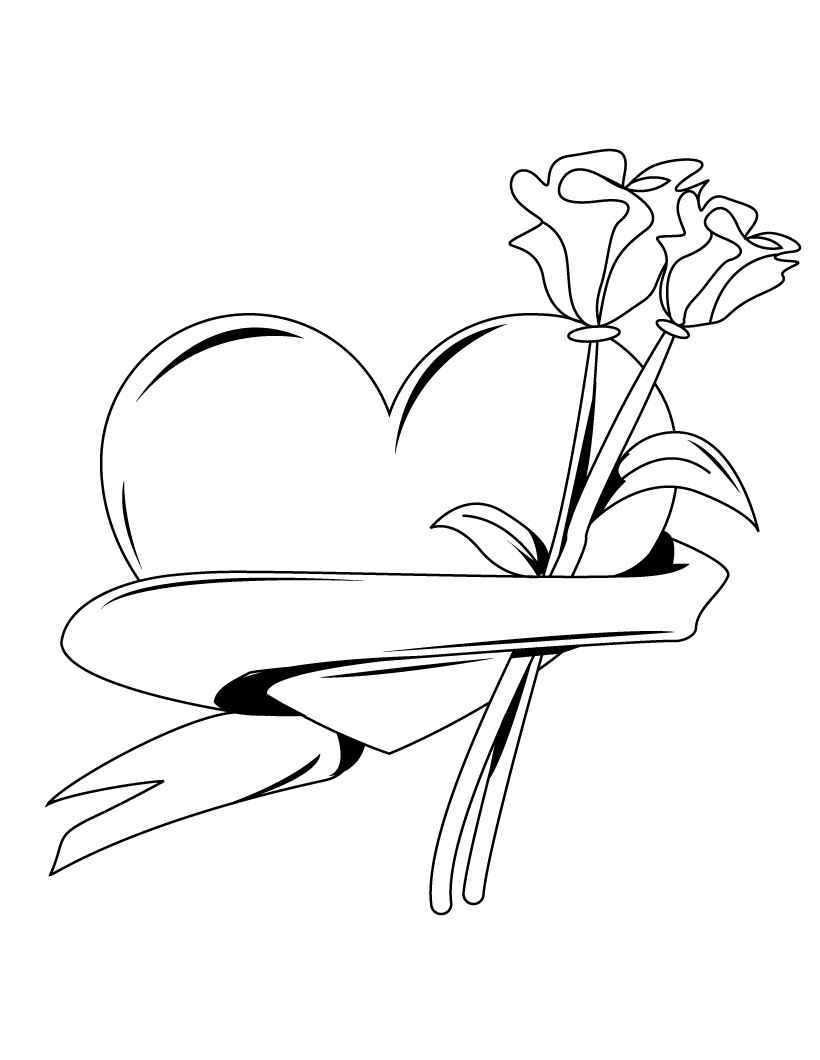 55 Coloring Pages Heart 63