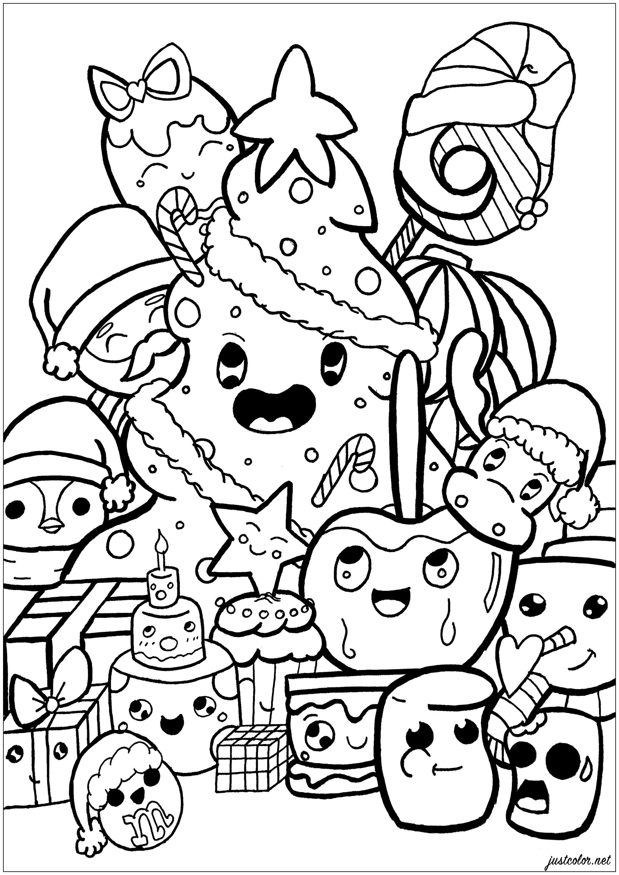 55 Doodle Coloring Pages 50