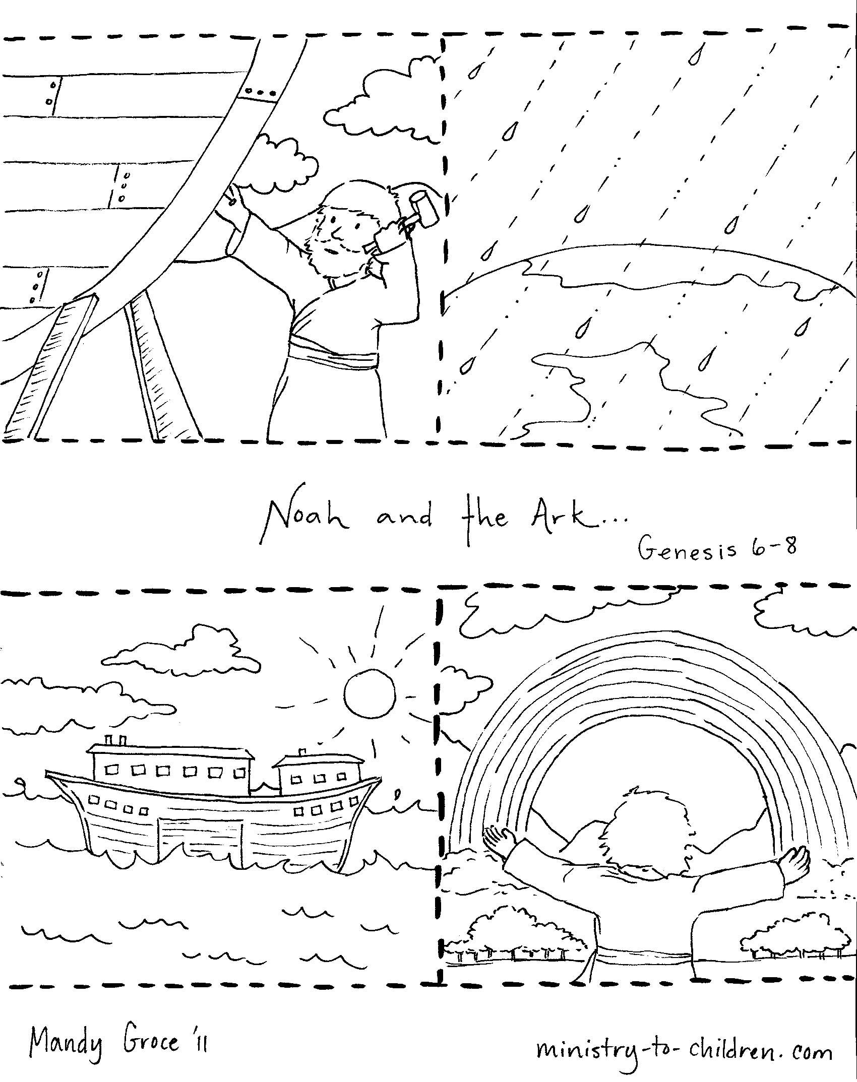 55 Noah’S Ark Coloring Pages 21