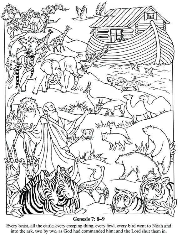 55 Noah’S Ark Coloring Pages 46