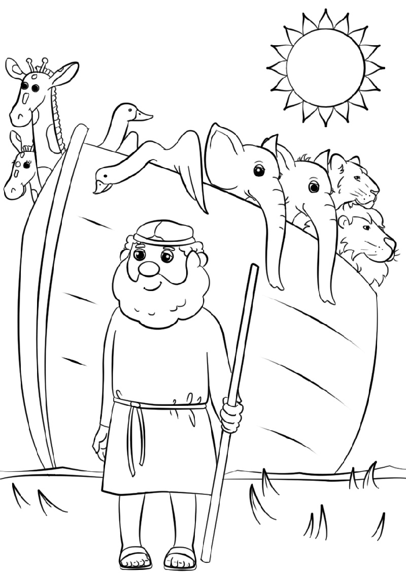 55 Noah’S Ark Coloring Pages 49