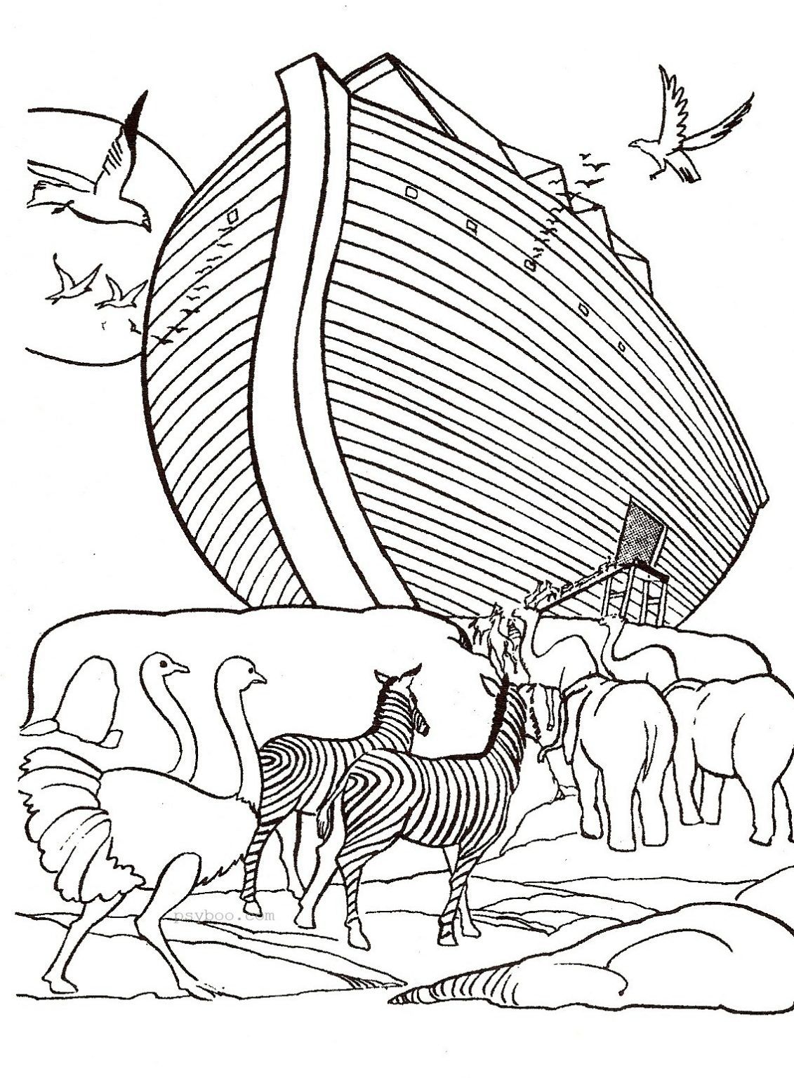 55 Noah’S Ark Coloring Pages 64