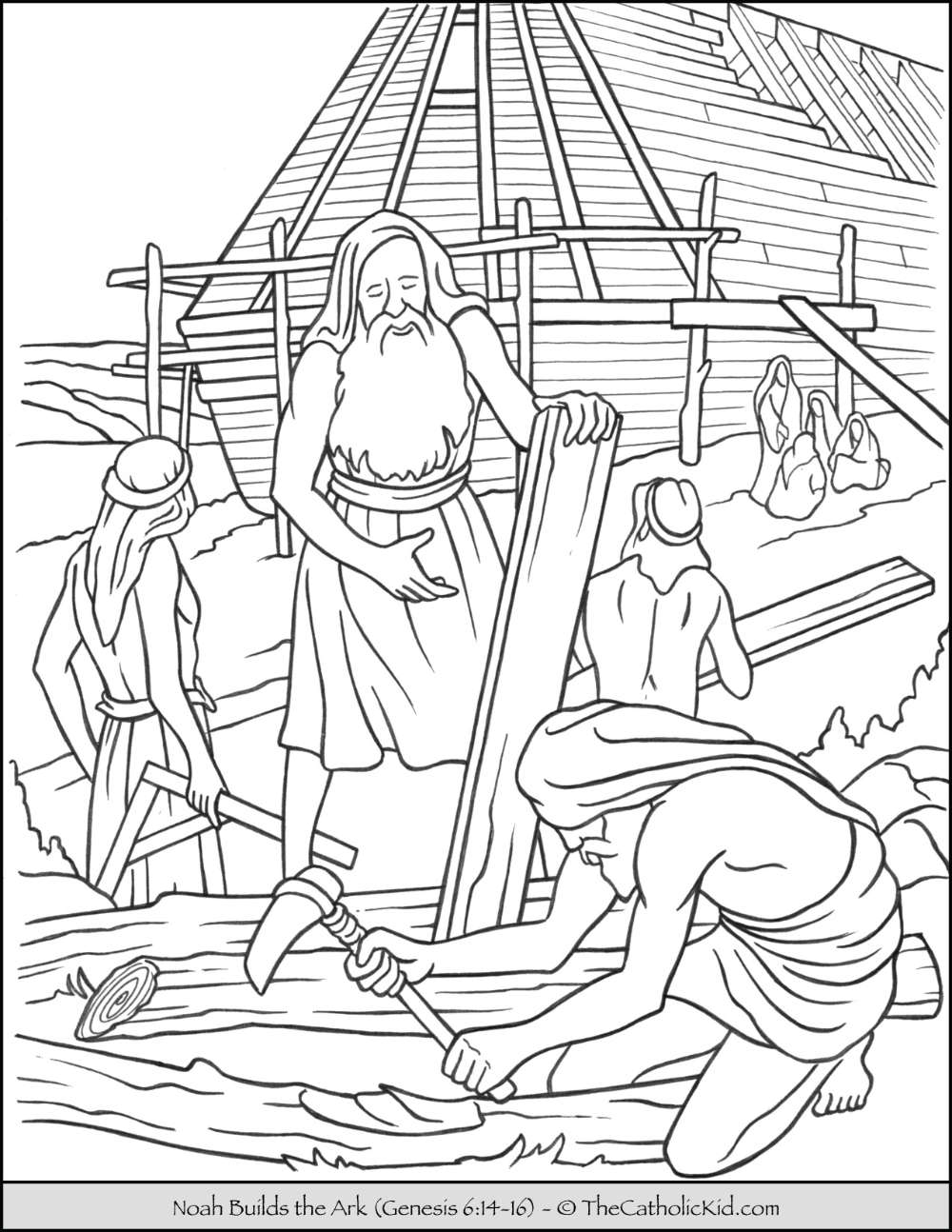 55 Noah’S Ark Coloring Pages 67