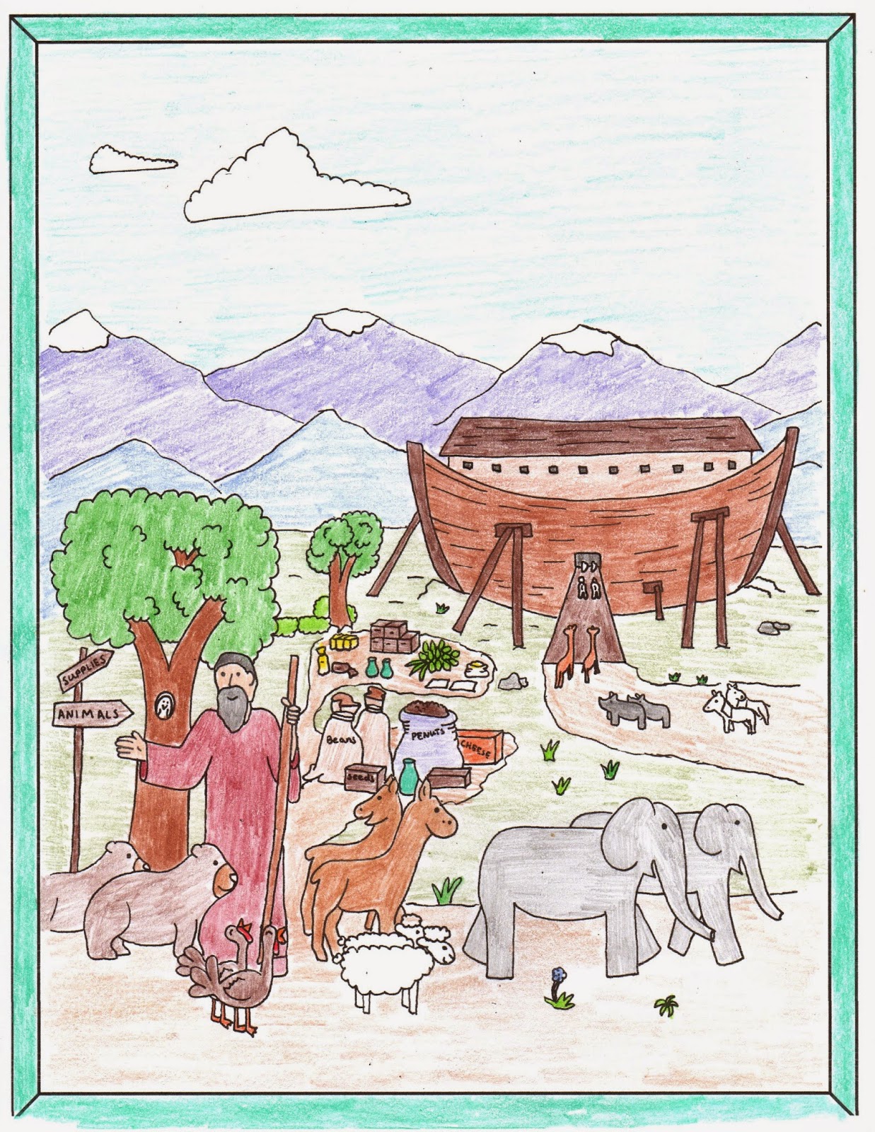 55 Noah’S Ark Coloring Pages 68