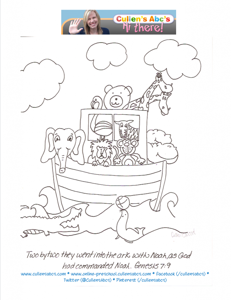 55 Noah’S Ark Coloring Pages 70