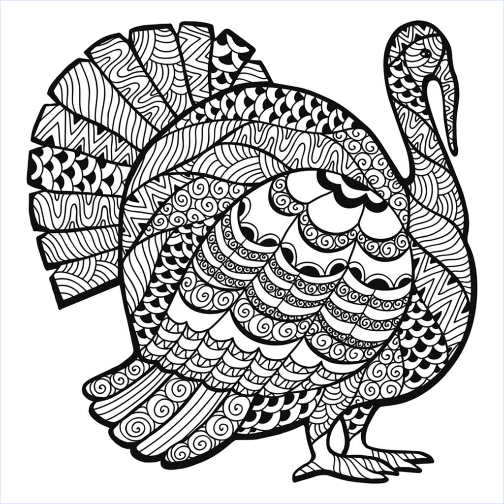 55 Printable Thanksgiving Coloring Pages 39