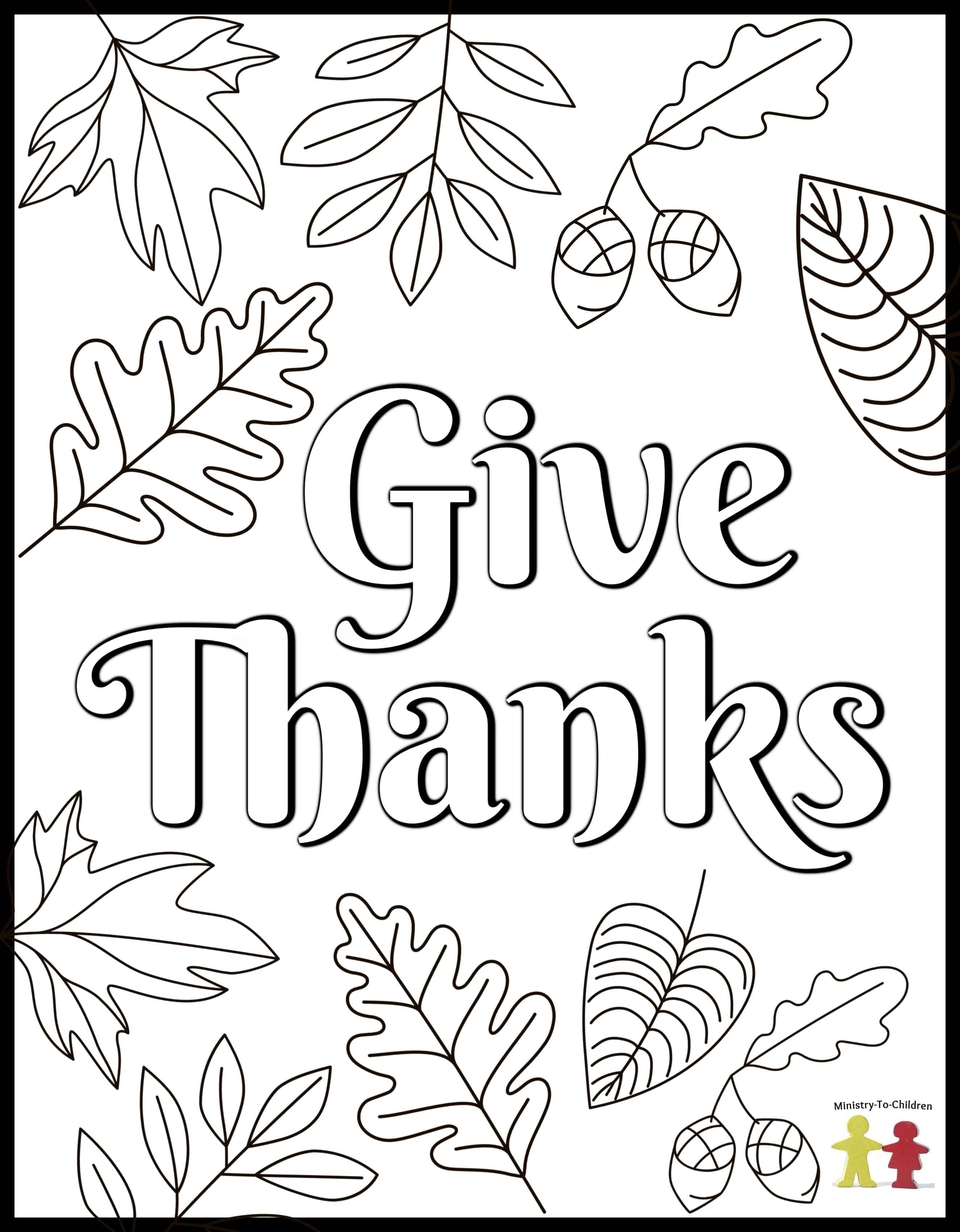 55 Printable Thanksgiving Coloring Pages 40