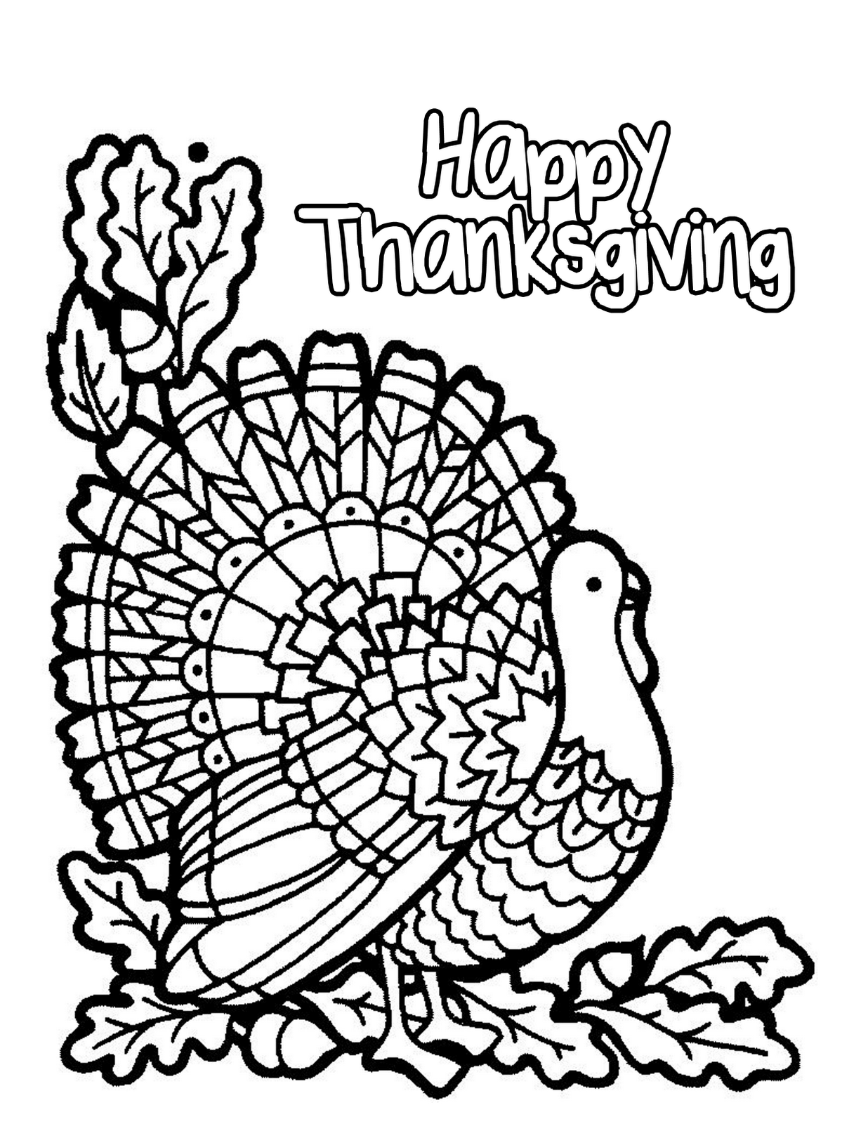 55 Printable Thanksgiving Coloring Pages 41