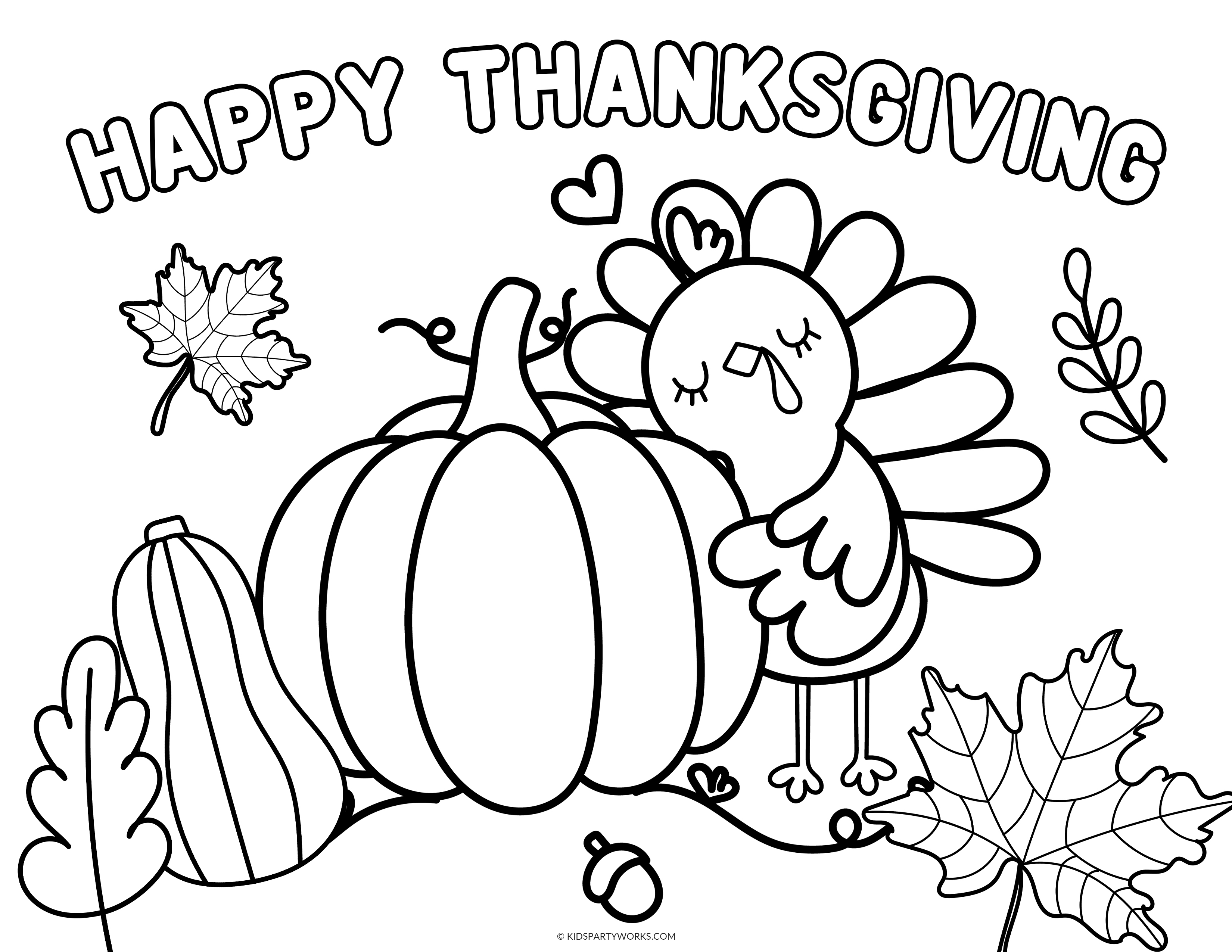 55 Printable Thanksgiving Coloring Pages 42