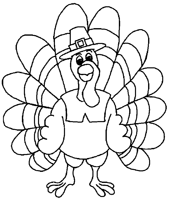 55 Printable Thanksgiving Coloring Pages 6