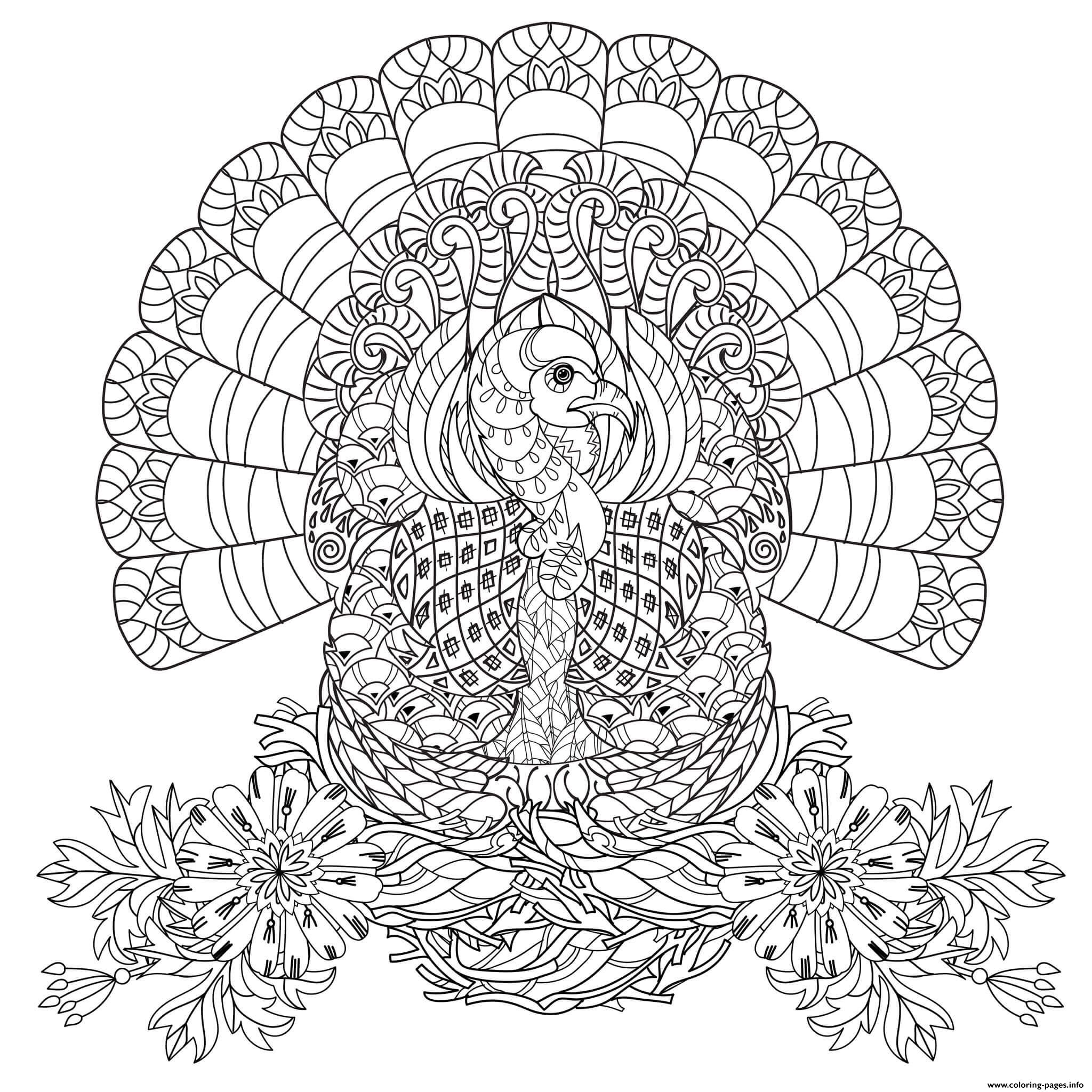 55 Printable Thanksgiving Coloring Pages 66